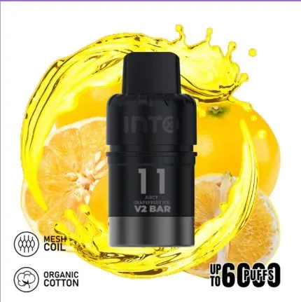 INTO V2 (Compatible IGET Bar Plus) Juicy Grapefruit Ice - LocalCigSupplies Australia