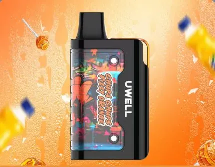 UWELL 7000 Chupa Chups Fizzy Orange - LocalCigSupplies Australia