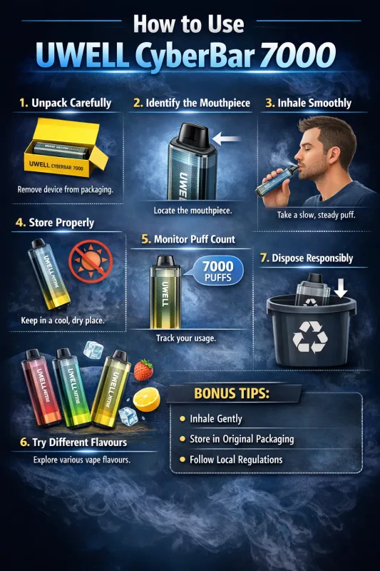 uwell-cyberbar-7000-usage-guide
