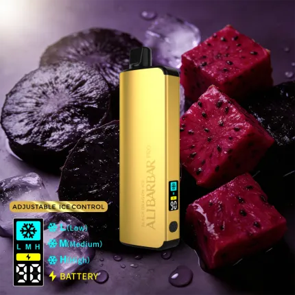 ALIBARBAR PRO 12000 Ice Adjust Black Dragon Ice - LocalCigSupplies Australia
