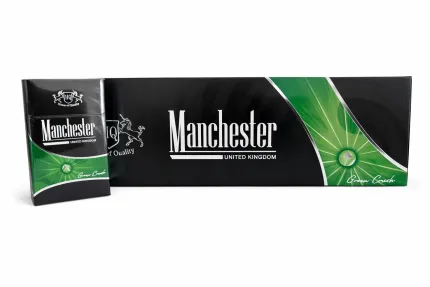 Manchester Green Crush (carton) - LocalCigSupplies Australia