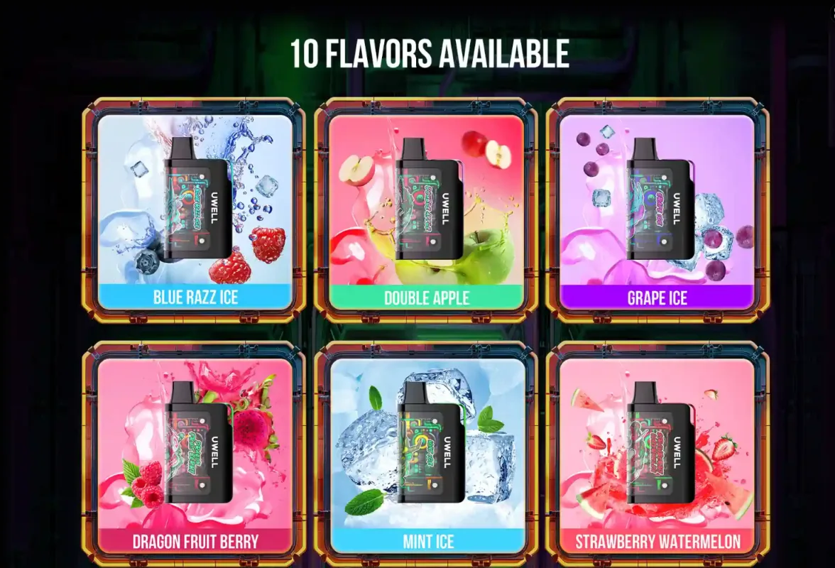 UWELL Cyberbar 7000 flavors