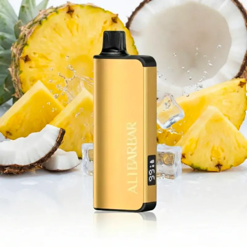 Alibarbar Ingot 9000 Pineapple Coconut tropical dessert vape flavour